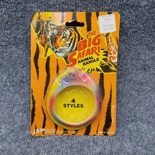 Vintage 1980s Toy Ja-Ru Big Safari Animal Bangle Bracelet Giraffe