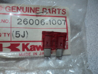 1983-2010 KAWASAKI VN GPZ ZX EX ZL ZN ZG ZR KVF FUSE 10A NOS OEM P