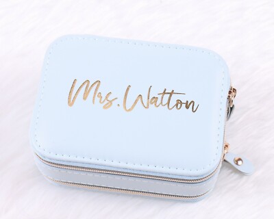 Custom Jewelry Boxes Personalized Travel Jewelry Case Bridesmaid