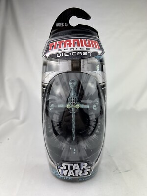Star Wars Hasbro Titanium Series Die.cast B-Wing Starfighter 2006