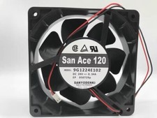 Sanyo 9G1224E102 12038 DC24V 0.34A 12CM 2-Pin Inverter Cooling Fan
