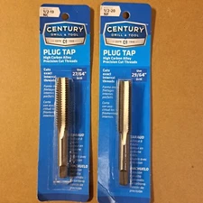 2 Century Drill and Tool Taps 1/2-13 NC 95111, 1/2-20 NC 95112