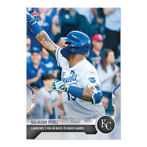 2021 Topps Now 304 Salvador Perez