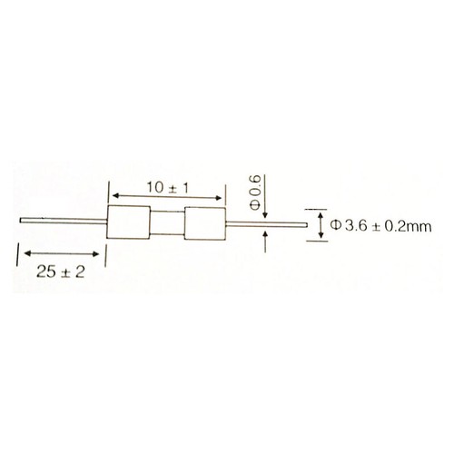 Paquete de 2A 250V 10 piezas Lote 3.6x10-12 mm Appr 250V Kit de fusibles de vidrio Juego de soldadura de valor PC - Imagen 9 de 9
