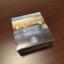 Elements King Size Slim Ultra Thin Rice Rolling Paper Full Box of 50 Packs