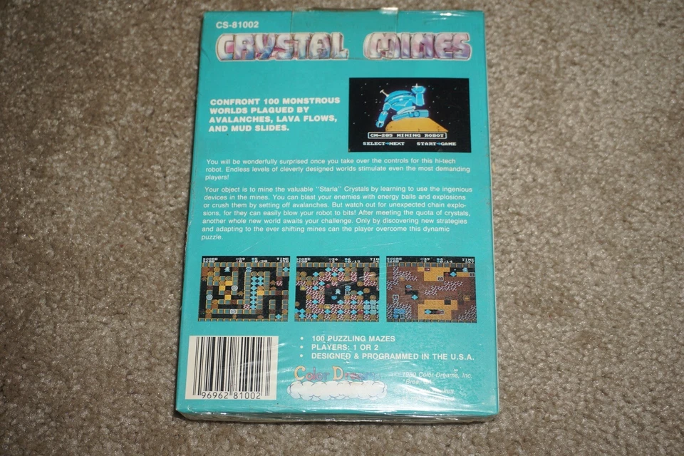 Crystal Mines (Nintendo NES) NEW Factory Sealed US Release - Image 2 of 4