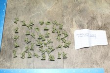 VINTAGE LOT OF 34 AIRFIX WWII US ARMY PLASTIC MINI SOLDIERS 115D