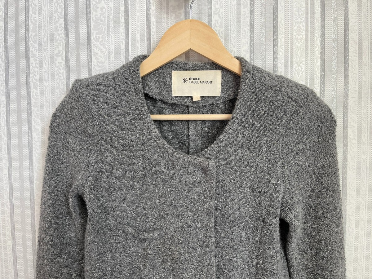 Isabel Marant Etoile Light Gray Wool Nylon Silk Slim Designer