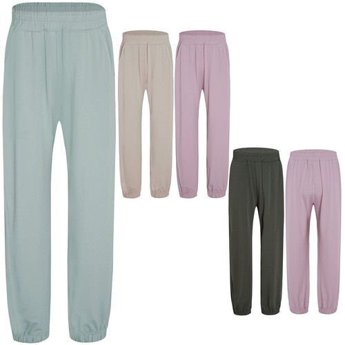 Kids Girls Trousers Casual Sweatpants Workout Pants Dance Sport Jazz Bloomers - Picture 3 of 50