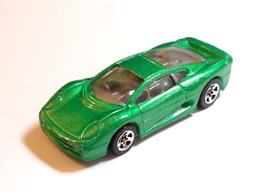 Hot Wheels 1992 Metalflake Green Jaguar XJ220 | eBay