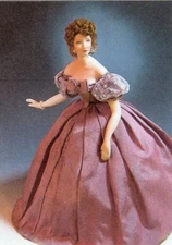 1:12 scale Miniature Doll Art Tutorials ~ Patterns ~Clothes/Hair/& more ANNA 