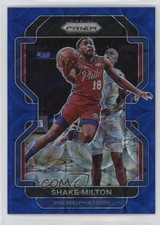 2021-22 Panini Prizm Choice Blue Prizm 35/39 Shake Milton #58 dq2