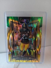 2024 Panini Select - Concourse Najee Harris #85 Green & Yellow Shock Prizm
