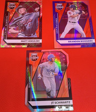 Panini Elite Extra Edition Baseball 2021 3-Card Lot Mikulski Boissiere Schwartz