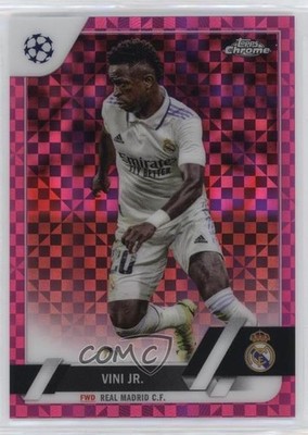 2022 Chrome UEFA Club Competitions Pink X-Fractor Vinicius Junior Vini Jr b6y