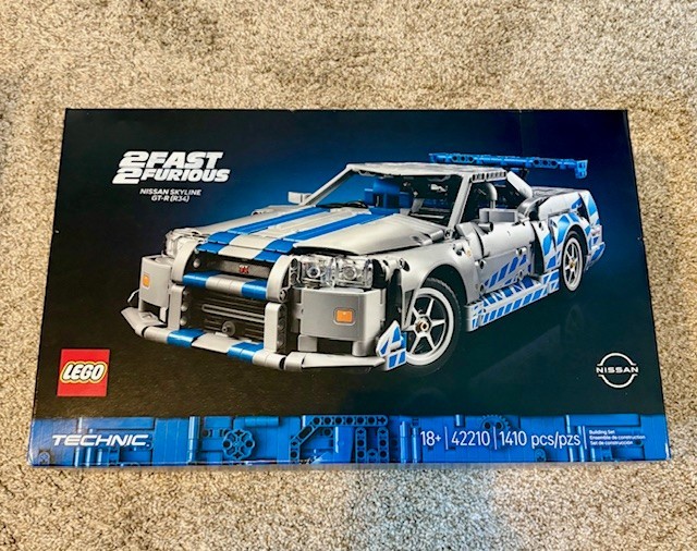 LEGO Technic 2 Fast 2 Furious Nissan Skyline GT-R R34 Car 42210