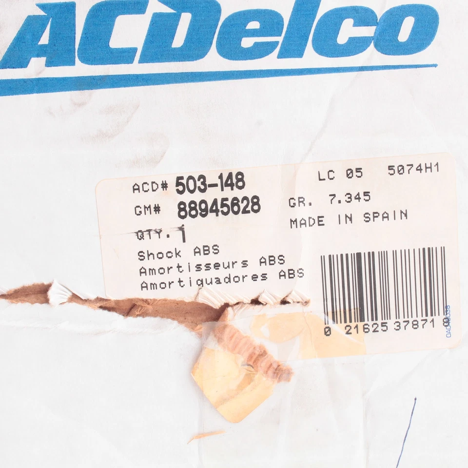 Puntal de suspensión de gas trasero izquierdo AcDelco 503-148 88945628 se adapta a 91-96 Escort Tracer Foto 4 de 4