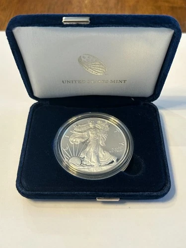2013-W American Silver Eagle Proof with Box & COA 1 oz .999 Fine Silver