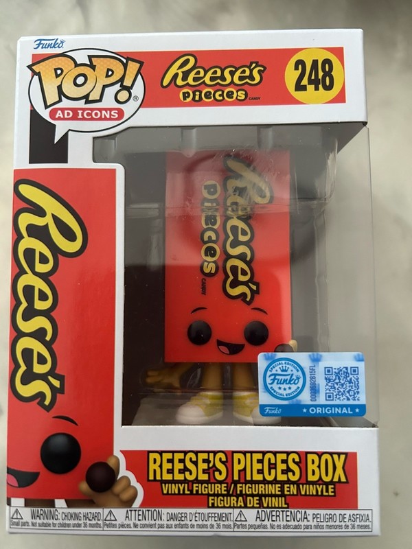Funko Pop! Ad Icons Reese's Pieces Box Vinyl Figure #248 Special Edition NEW!