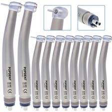 10 PCS Dental High Speed Handpiece Push Button Turbine 4 Hole NSK Pana Max Style