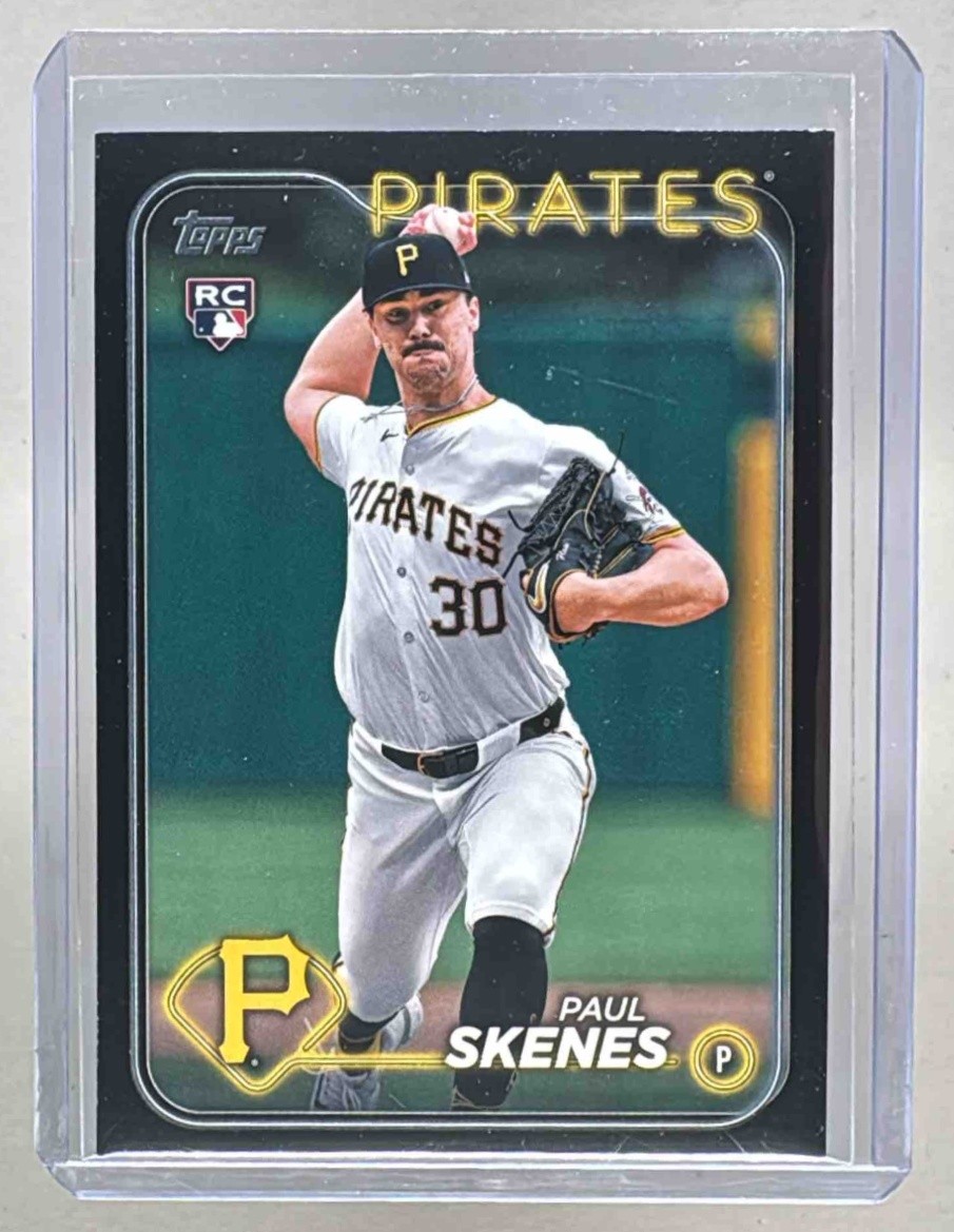 Paul Skenes 2024 Topps Update #US100 Black Rookie RC /74