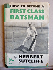 Odds4 - 01 - Herbert Sutcliffe - How to become a first class batsman Signed 1st