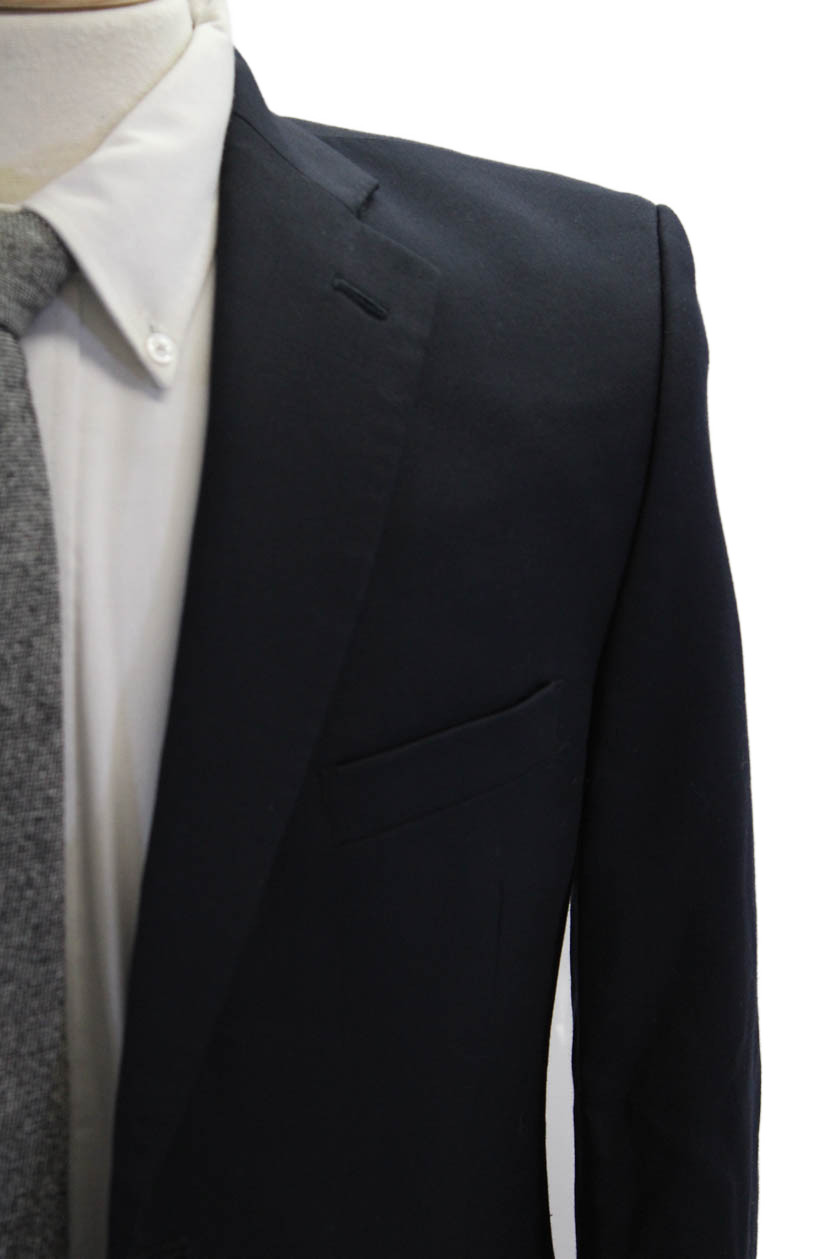 Michael Kors Childrens Boys Blazer Jacket Navy Blue Wool Size 18 Regular thumbnail 2