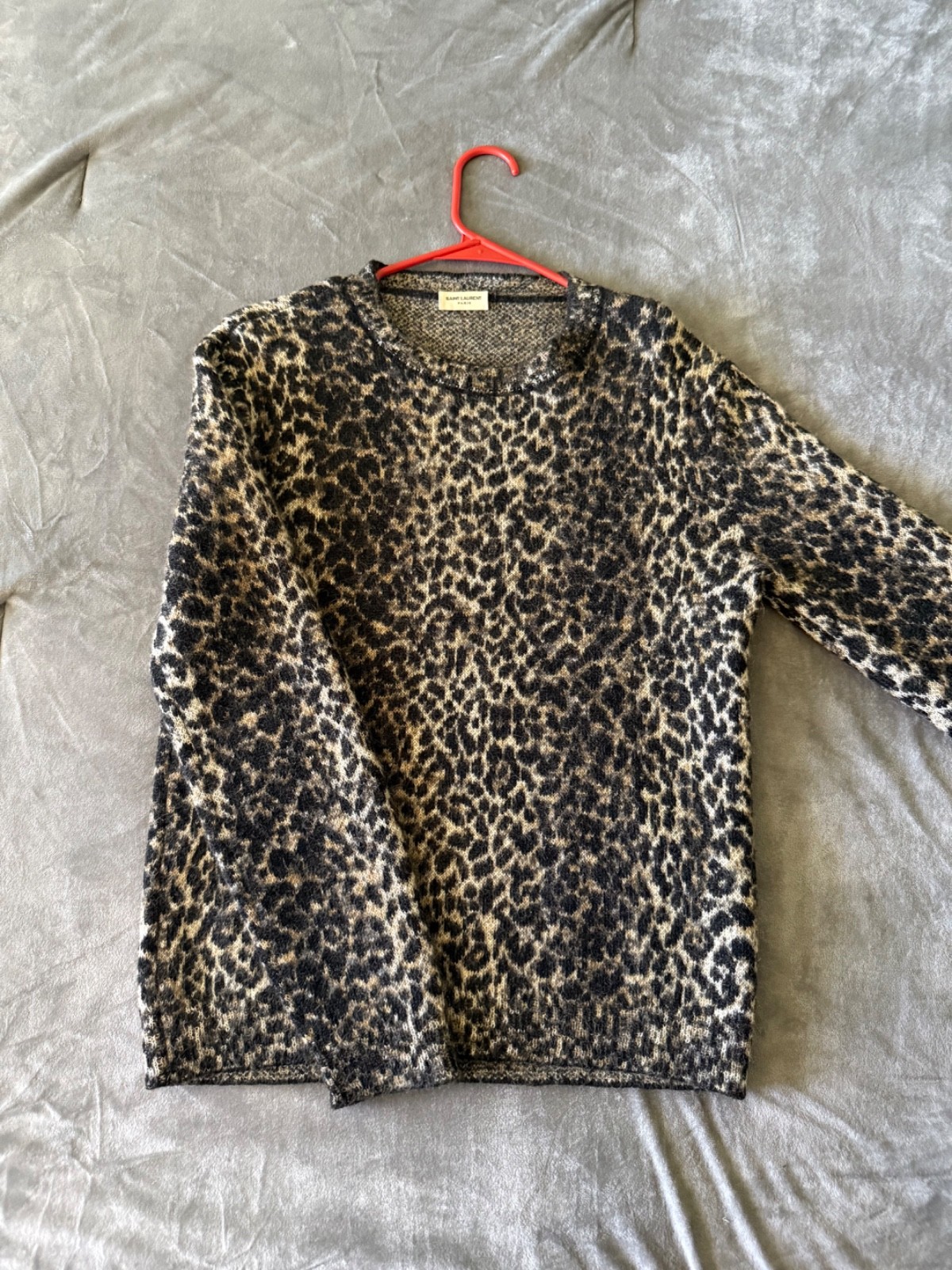 Maglione Saint Laurent Paris in mohair FW15 Hedi Slimane epoca