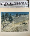 Vintage 1950 's Artist WALTER HOOK Original Watercolor in Snowy Montana 30 x 34" — photo 2