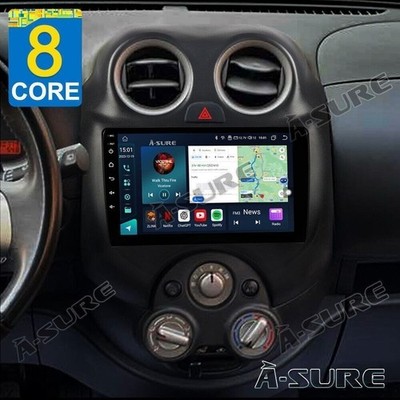 9'' 4+64GB Android 14 Autoradio CarPlay Navi GPS für NISSAN MICRA 4 K13 2010-2016