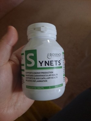 Biogency Synets Energy/ Inflammation/ Blood Capillary Energy 30 CT Exp 10/2027