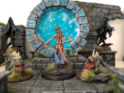 Red Box Games OOP - 2x Nethermouth aus Zinn bemalt und gebased RPG Figuren