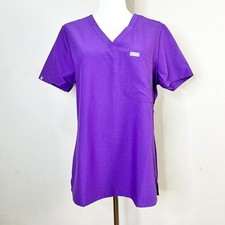 FIGS Catarina One-Pocket Scrub Top Purple Technical Collection FW1000 Medium NWT