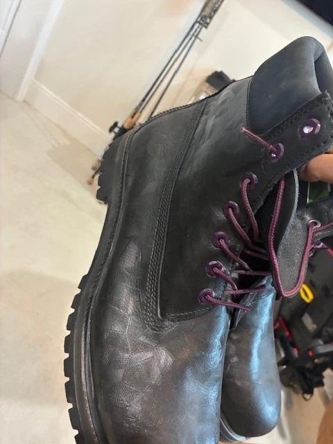 Timberland Roll Top Boots Black | eBay