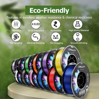 Creality CR PETG Filament 1.75mm 1KG(2.2lbs) ±0.03mm Tolerance Smooth Printing