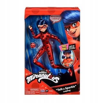 Interactive Ladybug Doll, Sound & Light, 26cm