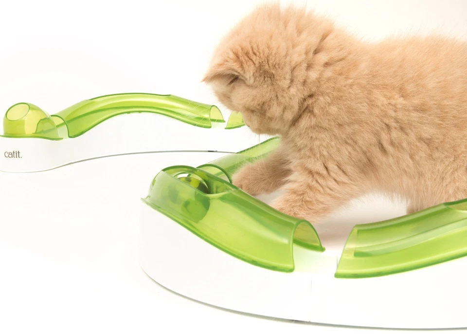 Catit Senses 2.0 Super Circuit Interactive Cat Toy Flexible Track 100 Layouts - Image 2 of 3