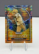 Doug Flutie 2023 Panini Prizm Draft Picks Brilliance Orange Pulsar Prizm /49 SSP