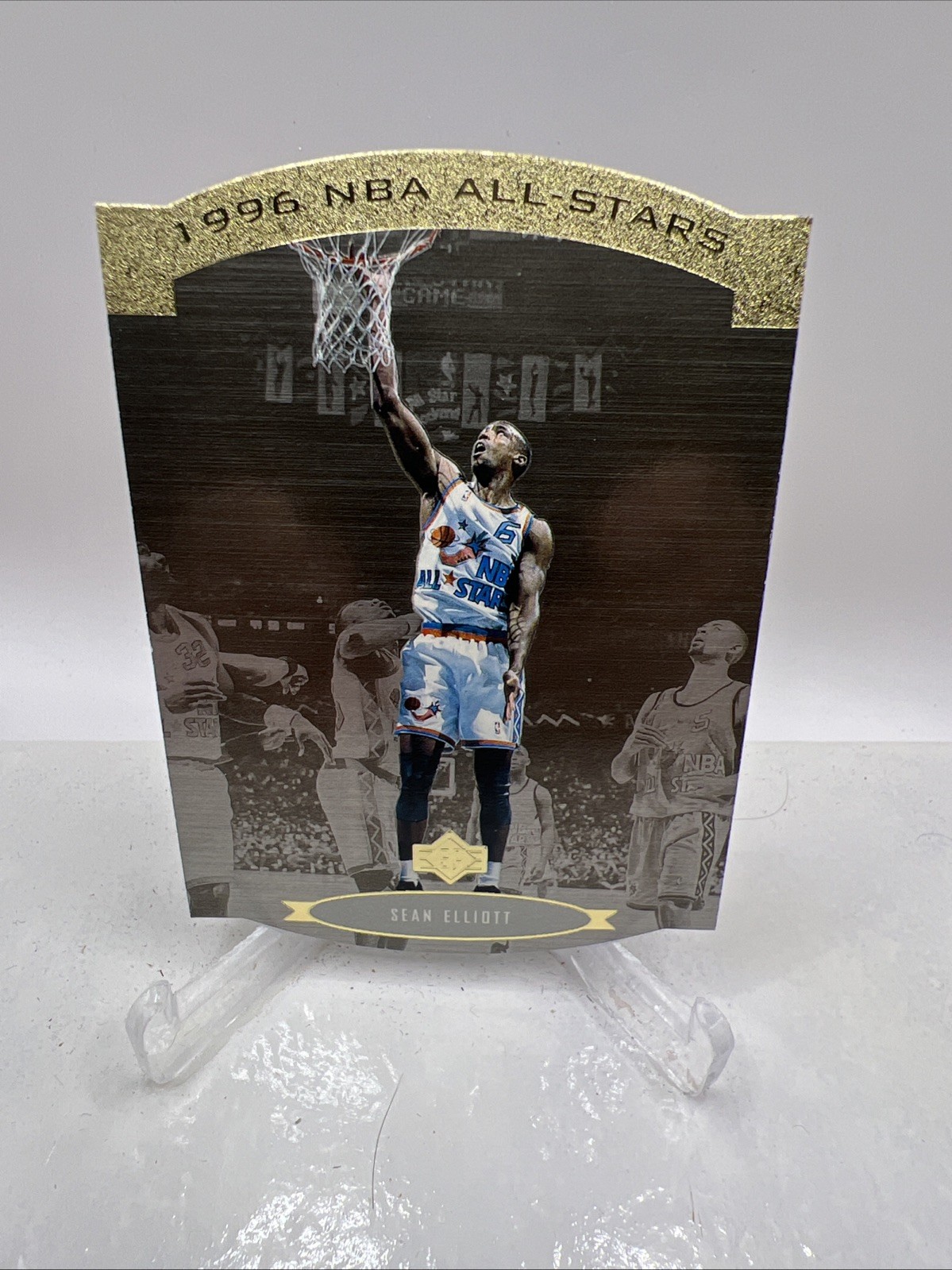 1995-96 SP - Nba All-Stars Die-Cut Sean Elliott #AS18 Gold