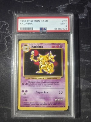 1999 kadabra pokemon card Pokemon Kadabra 32/102 Pokemon Base Set, Unlimited Edition 1999 TCG –  CardboardandCoins.com