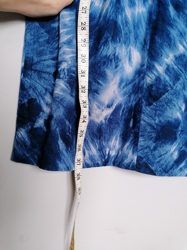 Nine West Blue Knee Length Cotton Dress | Size UK10 - Picture 9 of 9