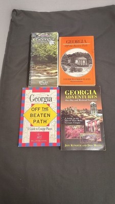 Georgia Travel Guide Book Lot 4 Off the Beaten Path Adventures Hidden Gems PB