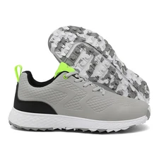 Men's Waterproof Golf Shoes Professional Rotating Laces Non-Slip Sneakers