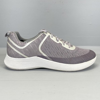 Dansko Sky Walking Shoes Womens Size 41 Lilac Gray Mesh Comfort Lace Up Sneakers