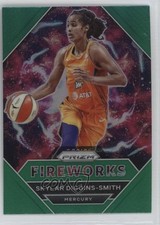 2021 Panini Prizm WNBA Fireworks Green Prizm Skylar Diggins-Smith #12 0g9r
