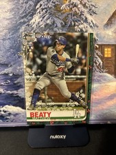 2019 Topps Holiday Matthew Beaty Los Angeles Dodgers Rookie #HW79
