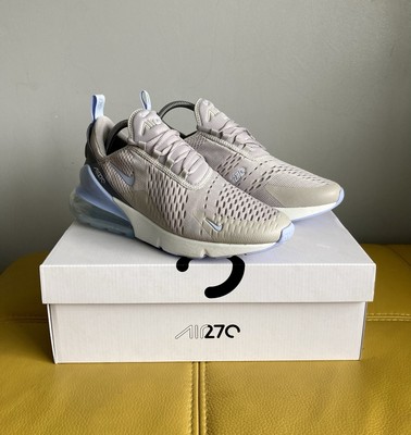  Brandneue Nike Air Max 270 W JDSU Turnschuhe Iron Ore Summit Weiß UK 8,5 