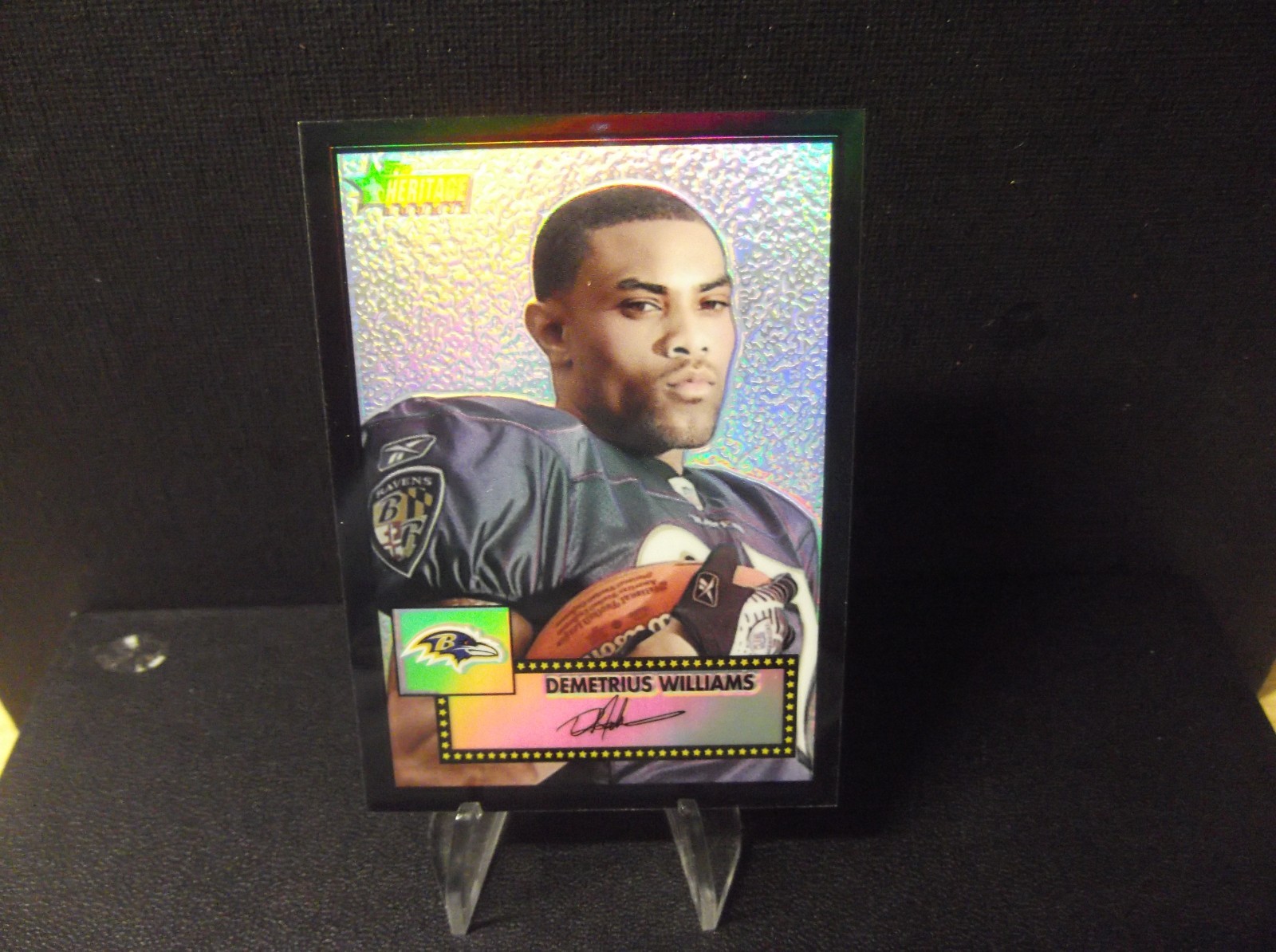 Demetrius Williams Topps Heritage Chrome #THC76 Black Refractor