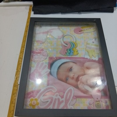 11x14 Shadow Box Frame Black | 1 Inches Deep Farmhouse Shadowbox Displ