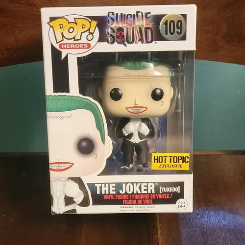 Funko Pop! Vinyl The Joker Suicide Squad Hot Topic Exclusive #109 Figure